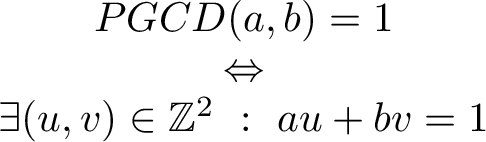 Théorèmes fondamentaux de l'arithmétique